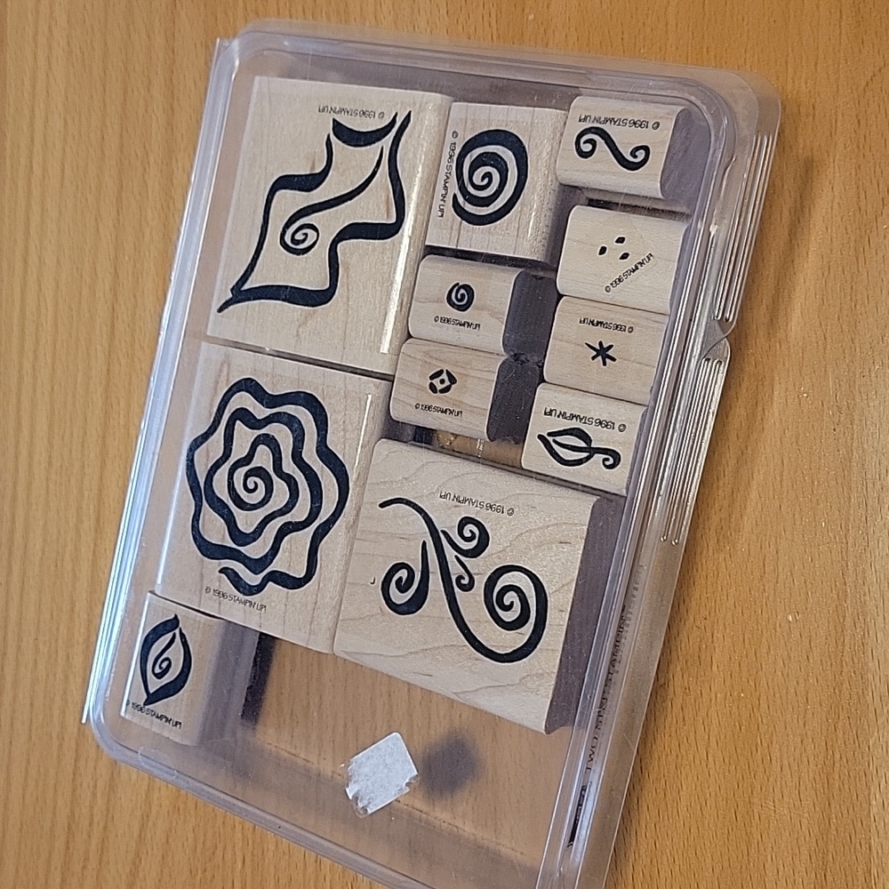 Stampin Up Fabulous Flourishes Flower Stamp Set